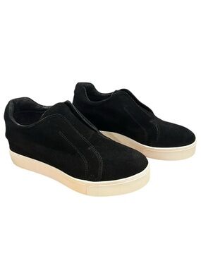 Women's J/Slides Black Suede Sneakers Size 10